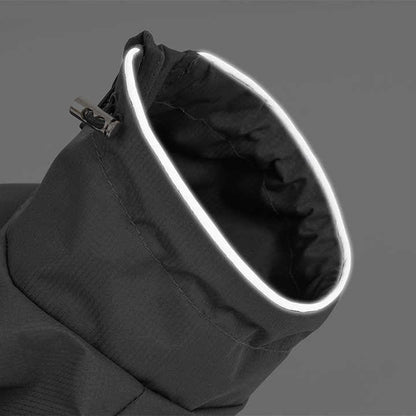 NNEDSZ XXL Laser Adjustable Waterproof Reflective Dog Raincoat with Harness Design-4
